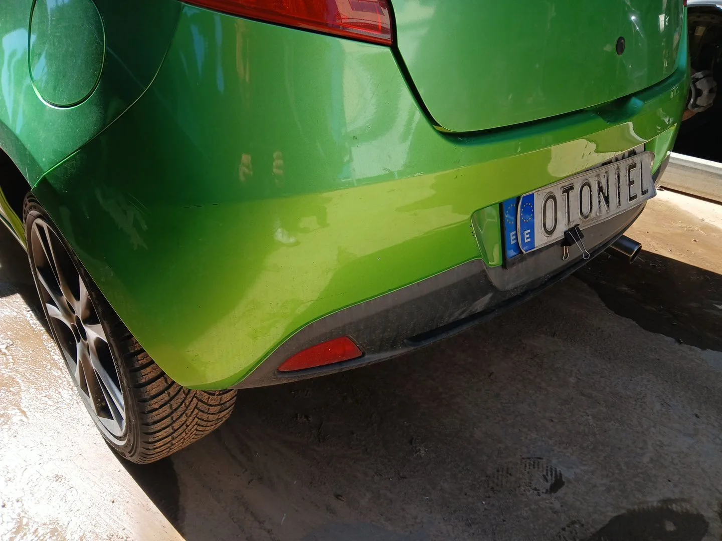 Paragolpes Trasero para Mazda 2 (De_, Dh_)
