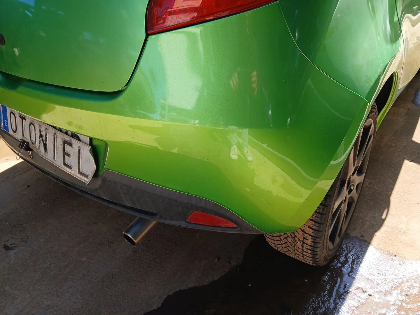 Paragolpes Trasero para Mazda 2 (De_, Dh_)