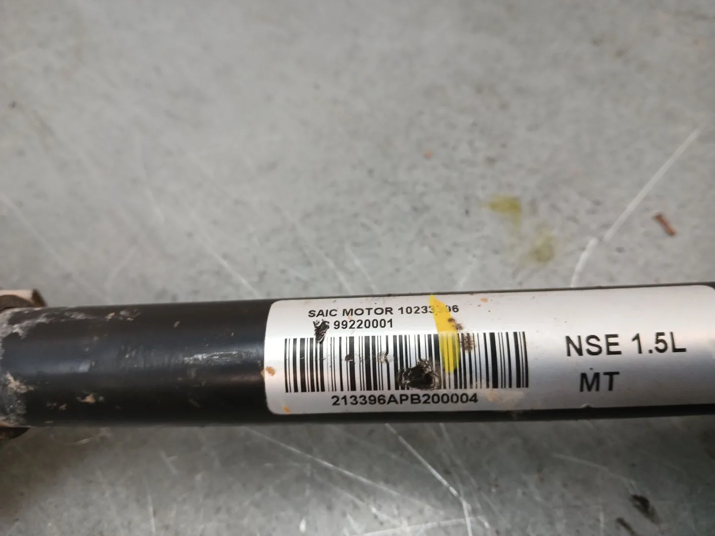 Transmision Delantera Izquierda para Mg Zs Suv (Azs1)