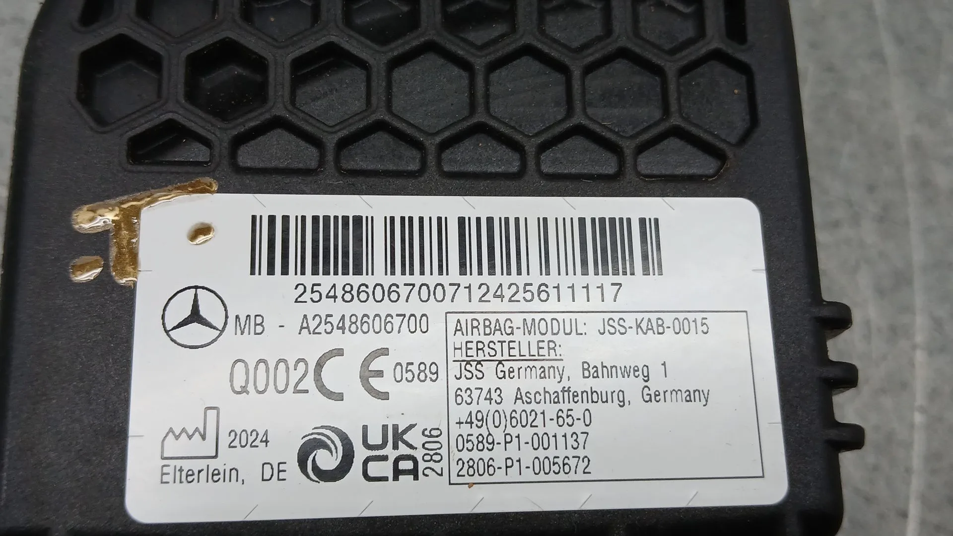 Kit Airbag para Mercedes-Benz Glc (X254)