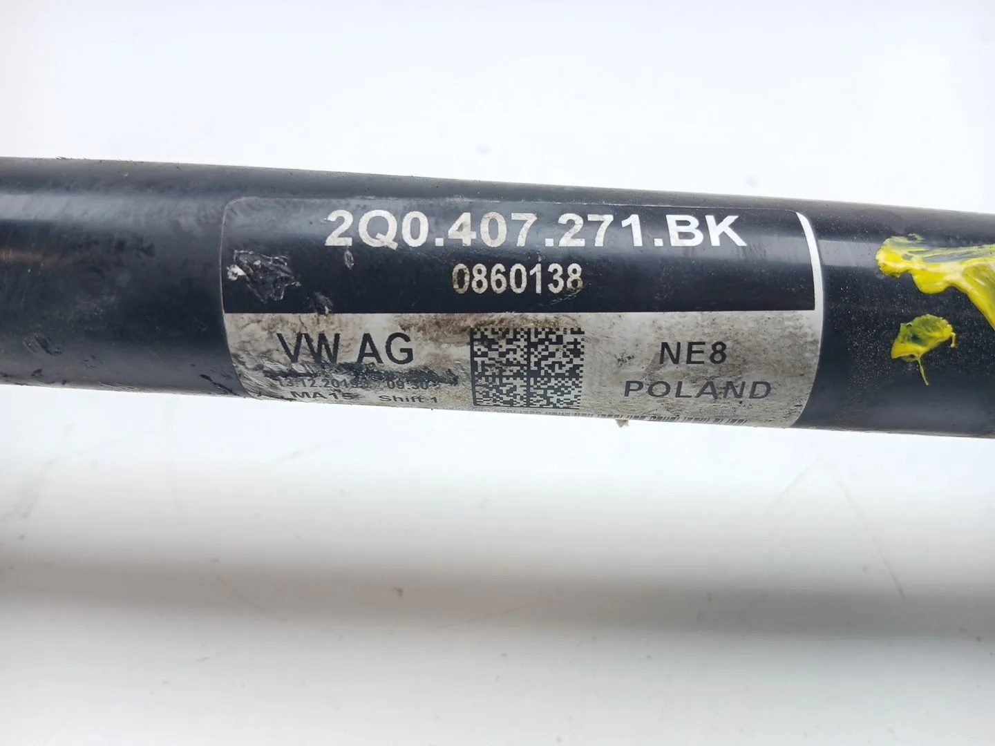 Transmision Delantera Izquierda para Audi A1 Sportback (Gba)