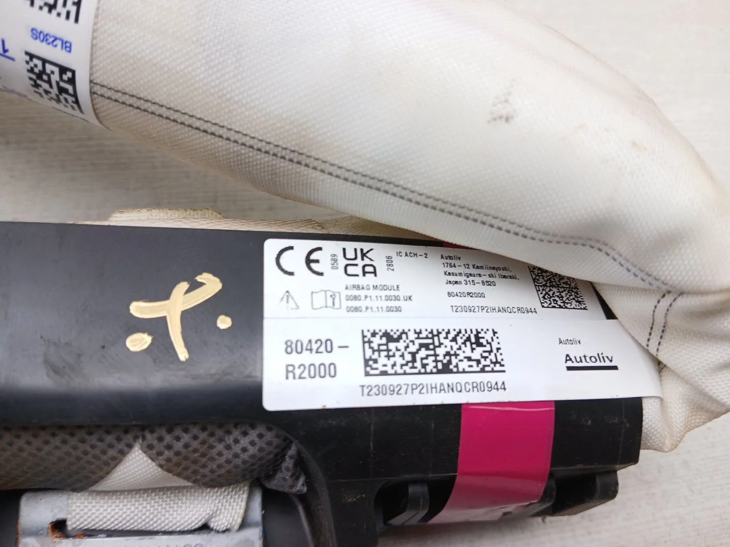 Airbag Cortina Delantero Derecho para Kia Sportage V (Nq5)