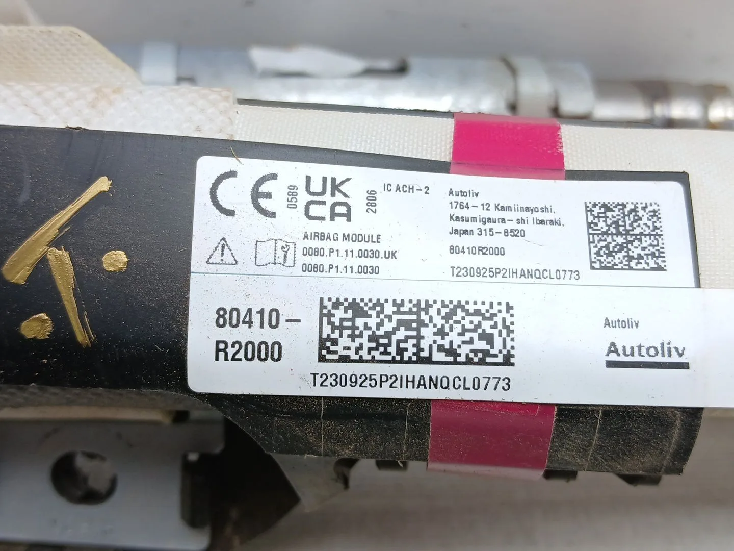 Airbag Cortina Delantero Izquierdo para Kia Sportage V (Nq5)