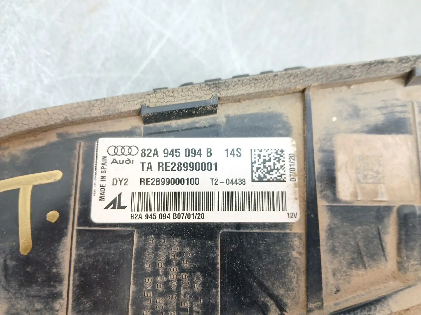 Piloto Trasero Derecho Interior para Audi A1 Sportback (Gba)