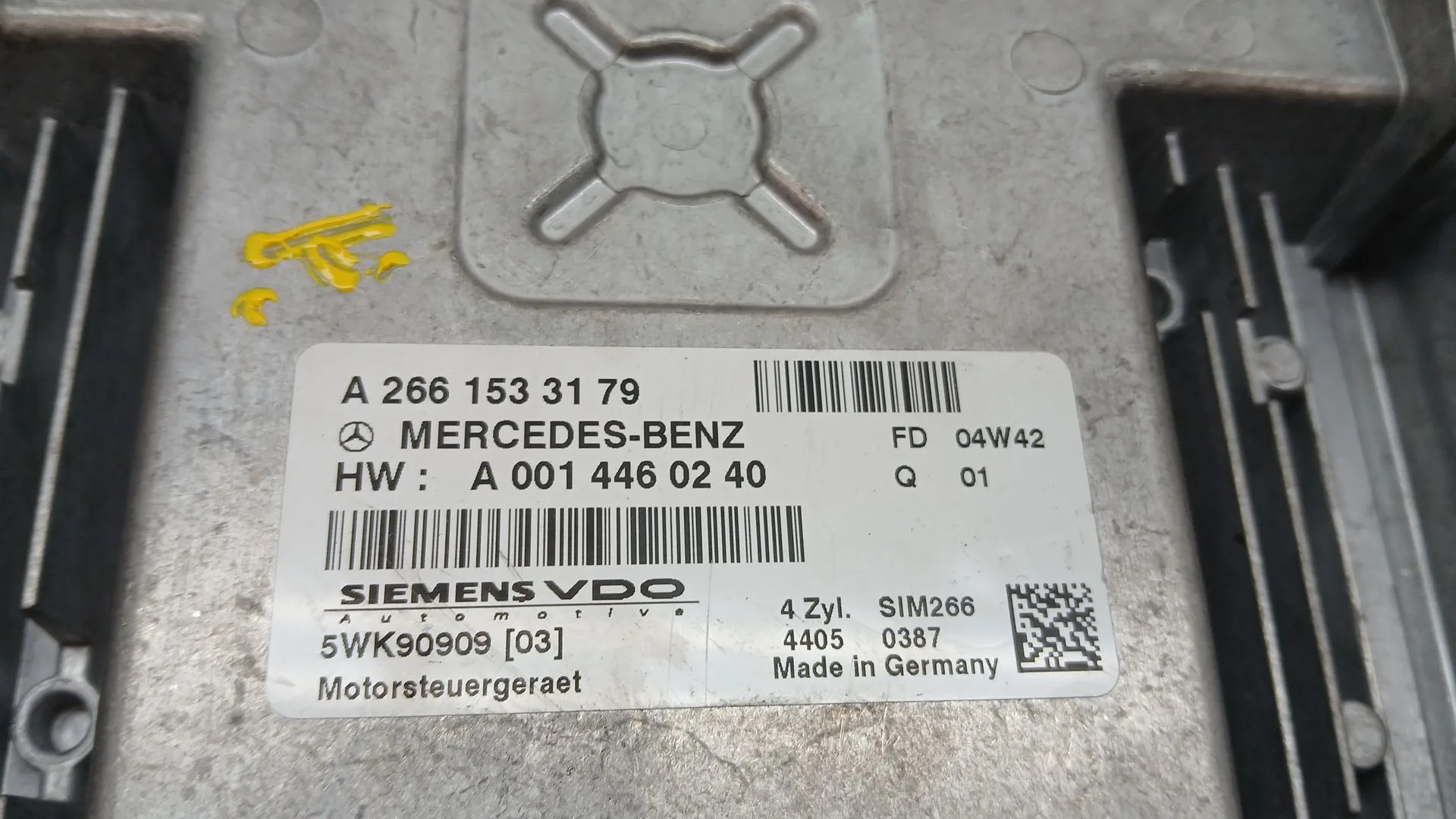 Centralita Motor Uce para Mercedes-Benz Clase A (W169)