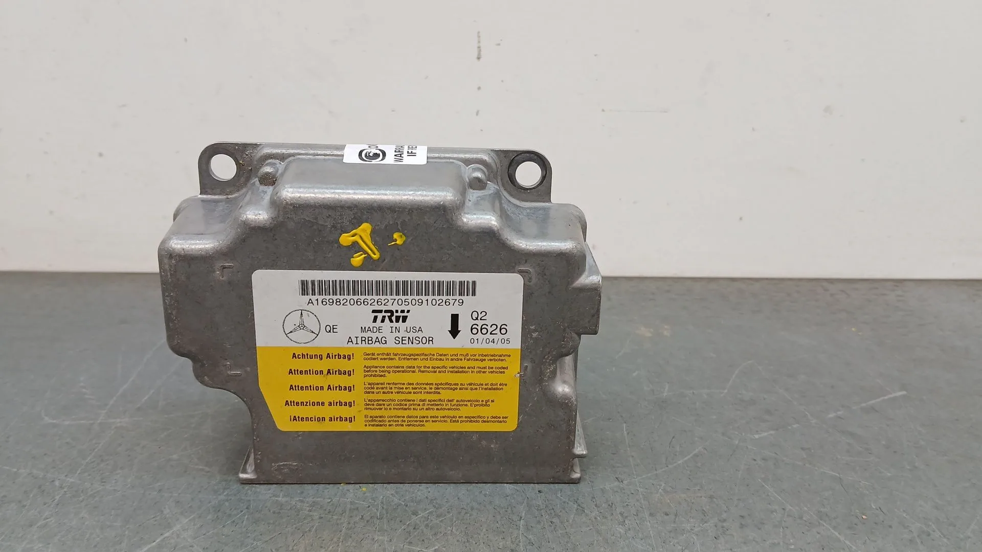 Centralita Airbag para Mercedes-Benz Clase A (W169)