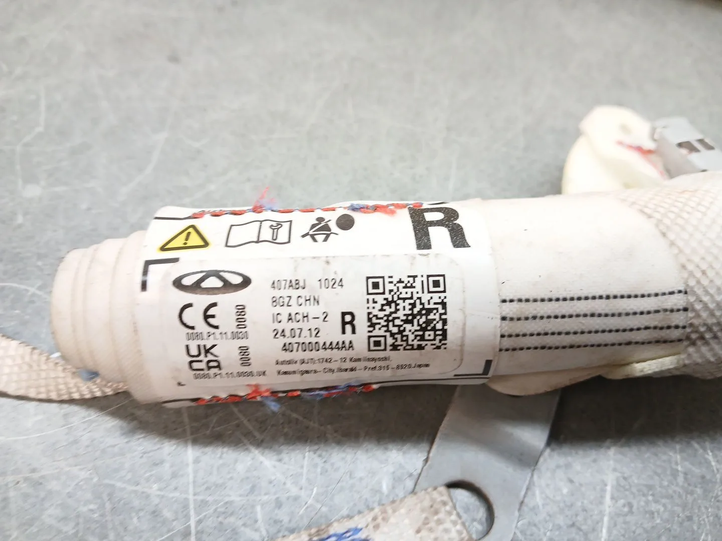 Airbag Cortina Delantero Derecho para Omoda 5