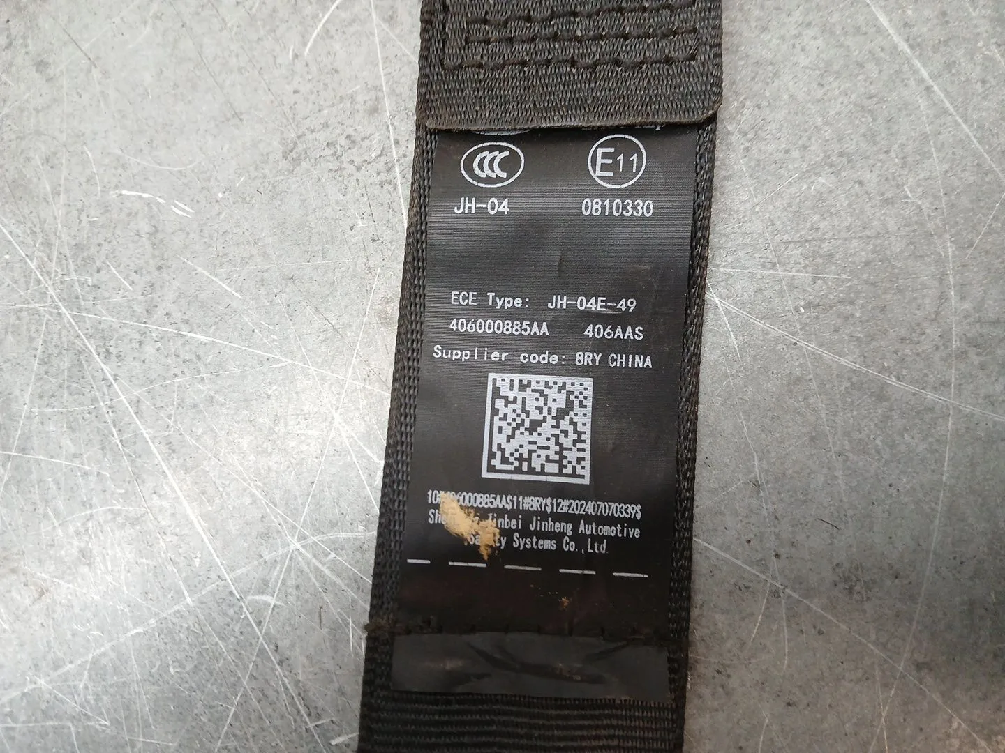 Cinturon Seguridad Trasero Derecho para Omoda 5