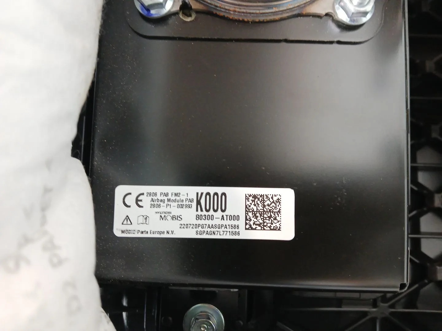Kit Airbag para Kia Niro Ii (Sg2)