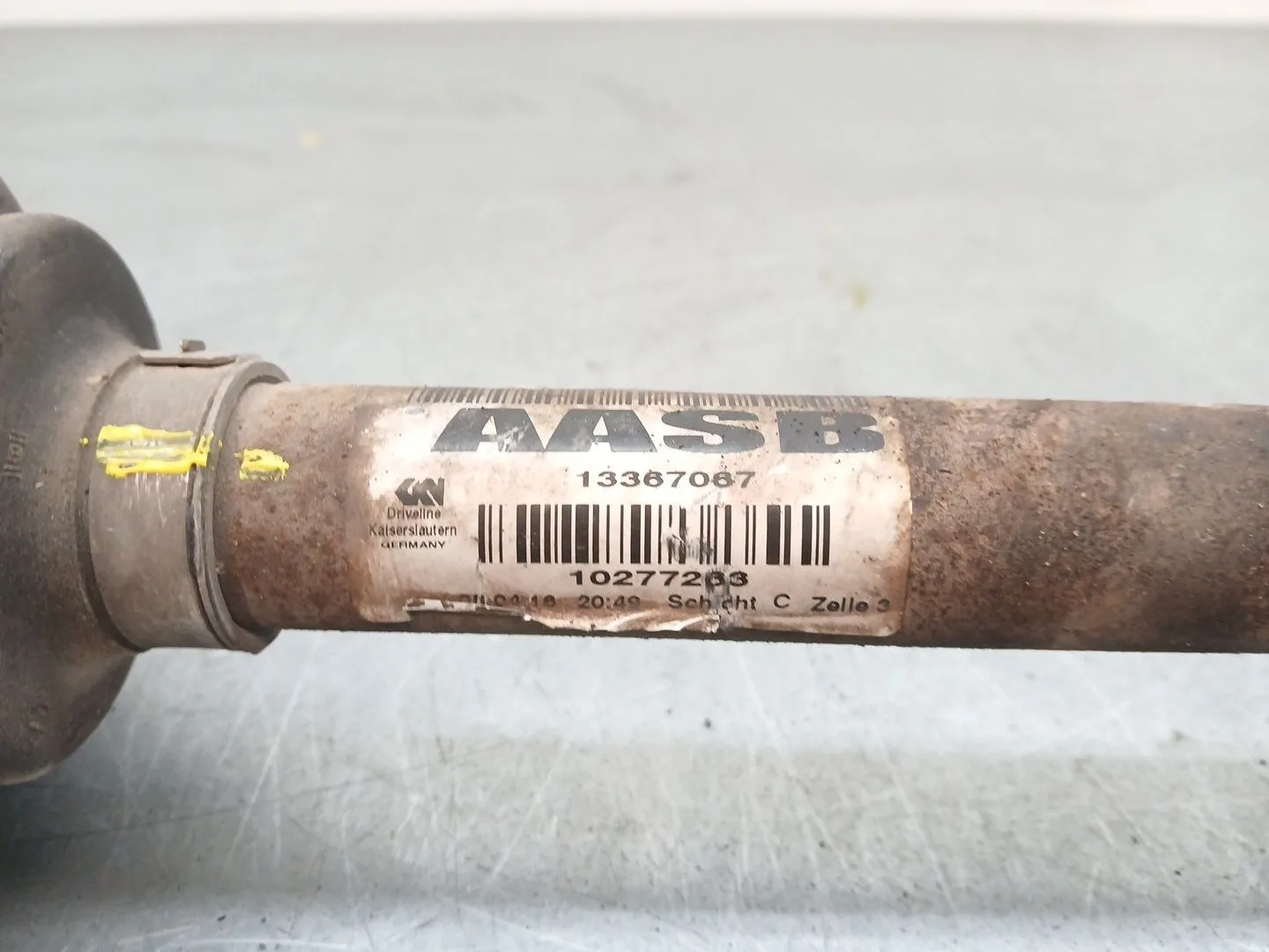 Transmision Delantera Izquierda para Opel Astra K (B16)
