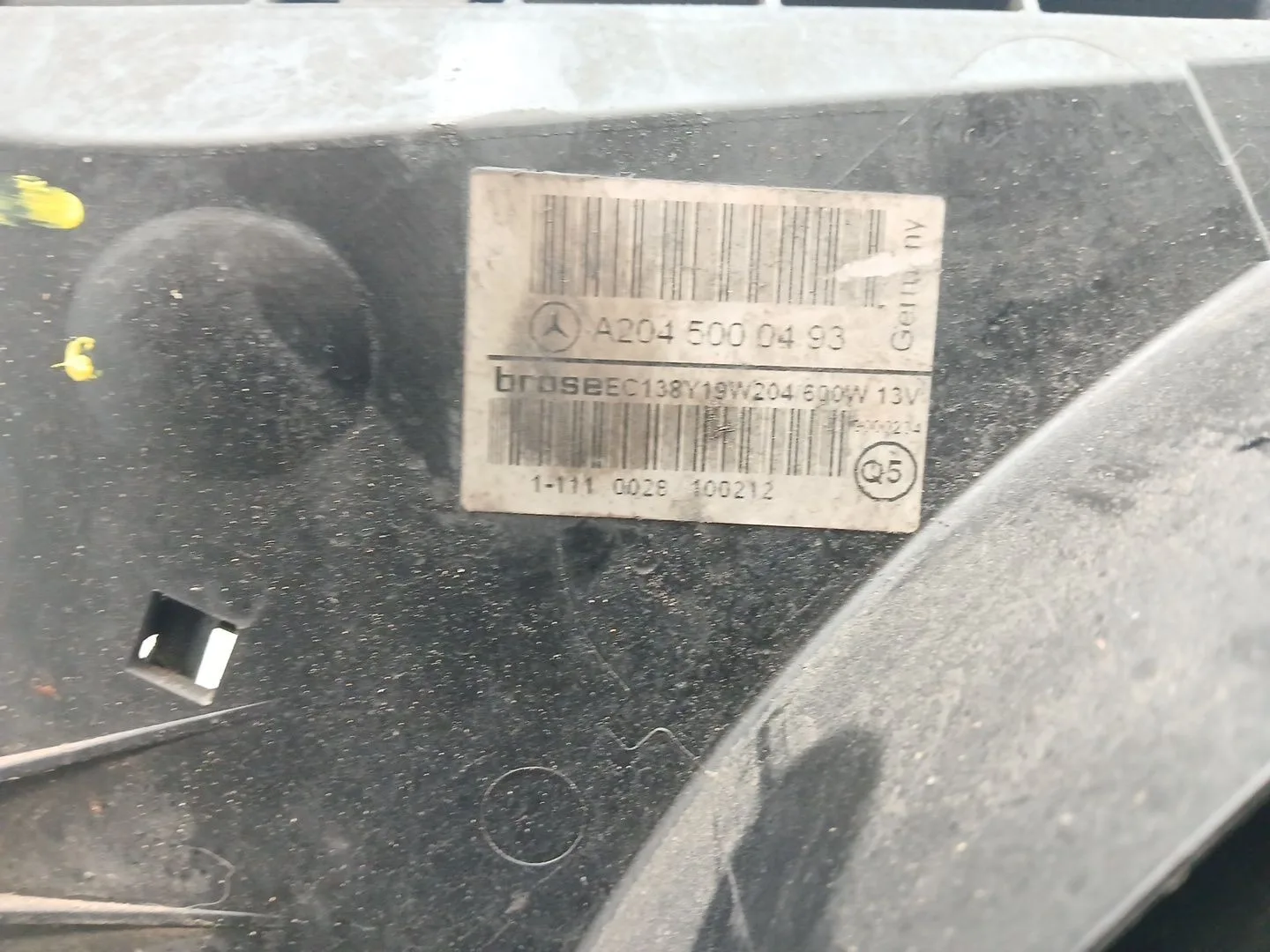 Electroventilador para Mercedes-Benz Clase C T-Model (S204)