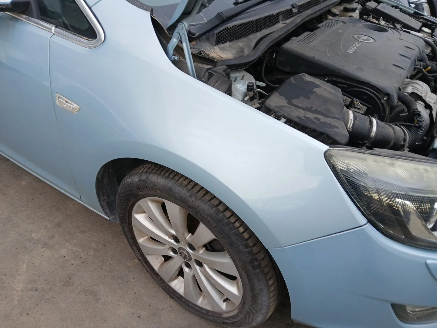 Aleta Delantera Derecha para Opel Astra J (P10)