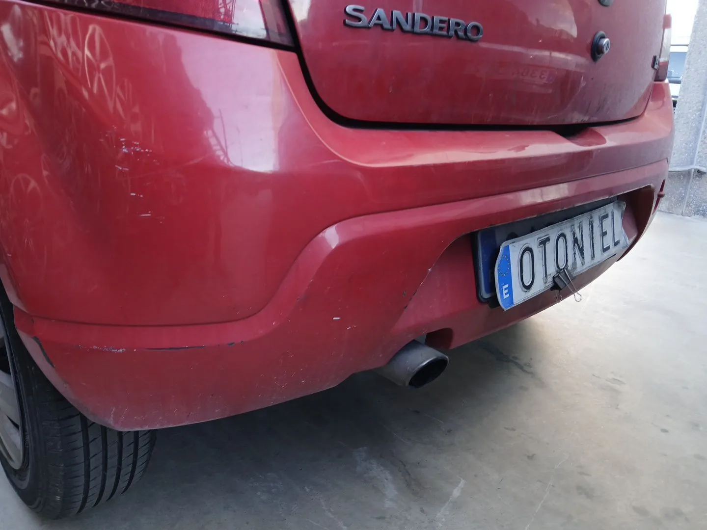 Paragolpes Trasero para Dacia Sandero (Bs_)