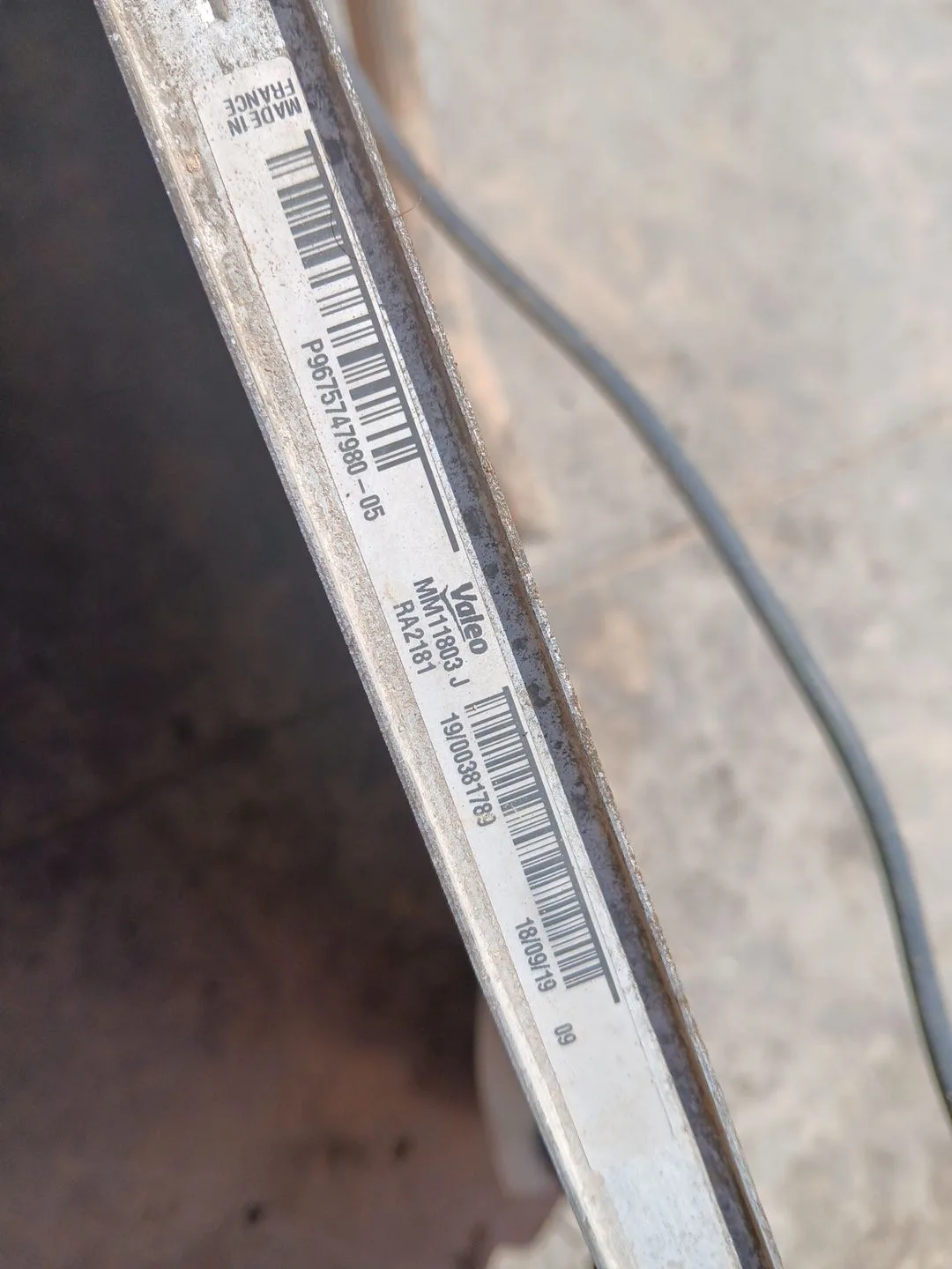 Radiador Agua para Peugeot Rifter