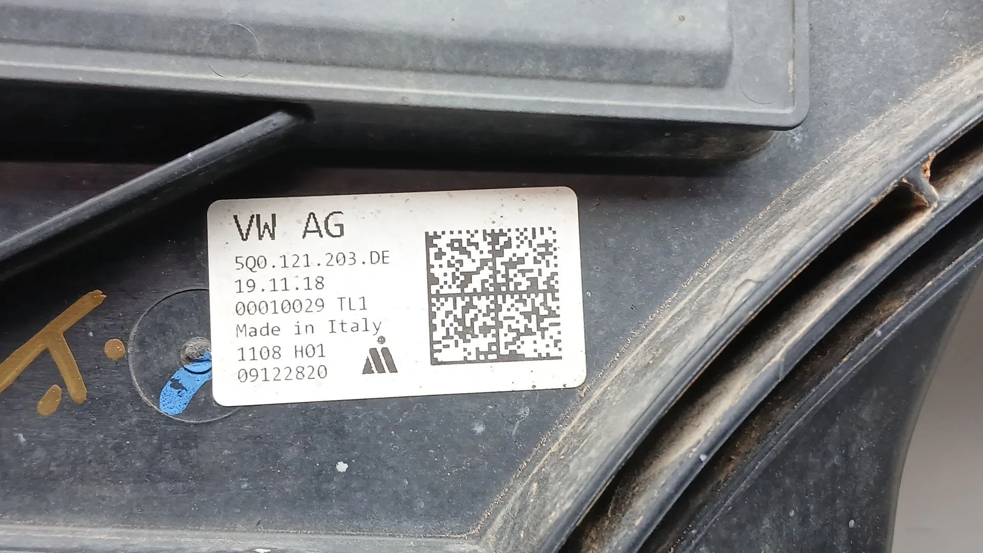 Electroventilador para Volkswagen Tiguan (Ad1, Ax1)
