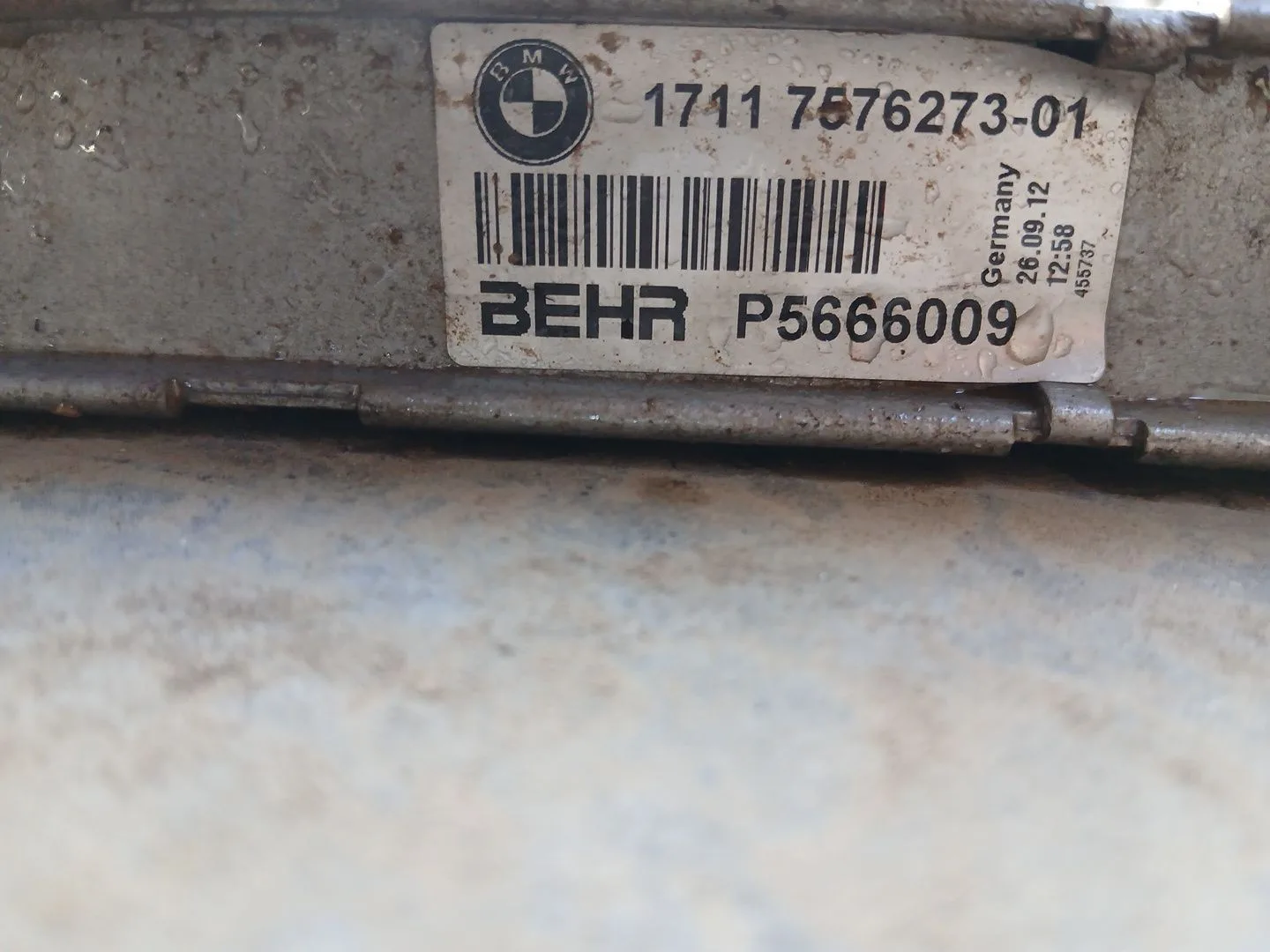 Radiador Agua para Bmw X6 (E71, E72)