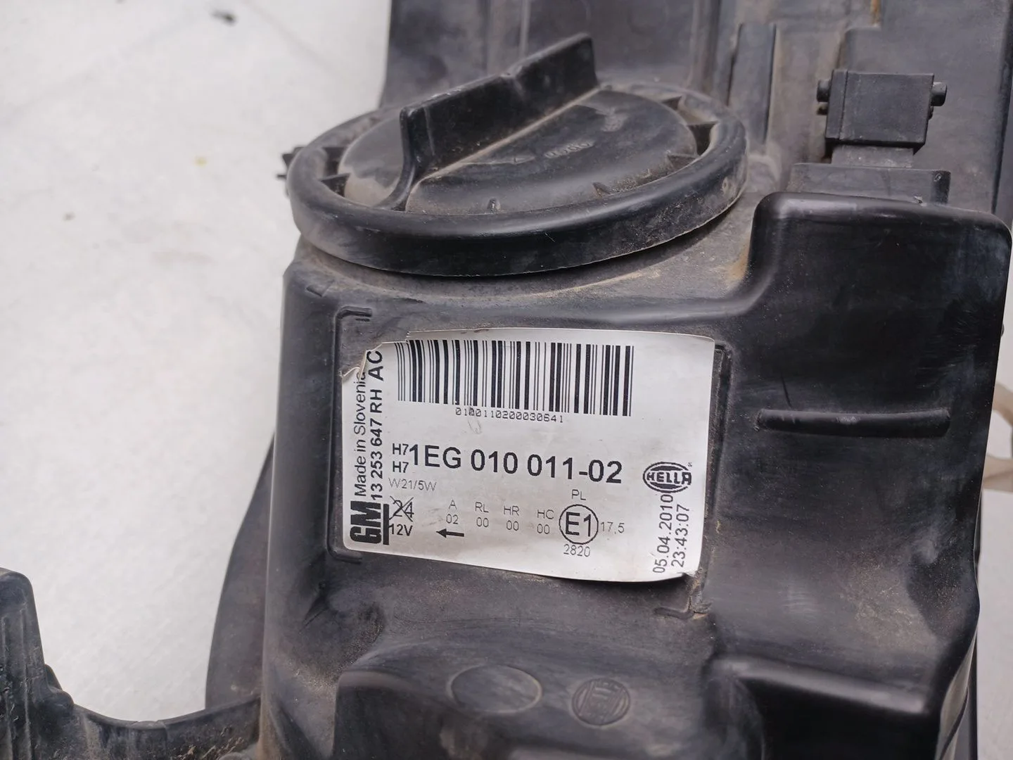 Faro Derecho para Opel Astra J (P10)