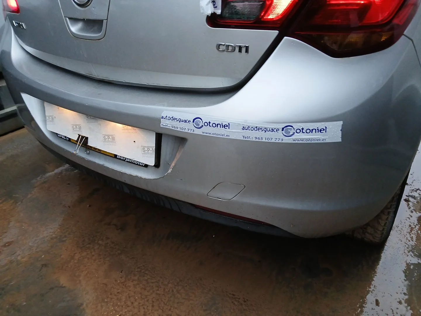 Paragolpes Trasero para Opel Astra J (P10)