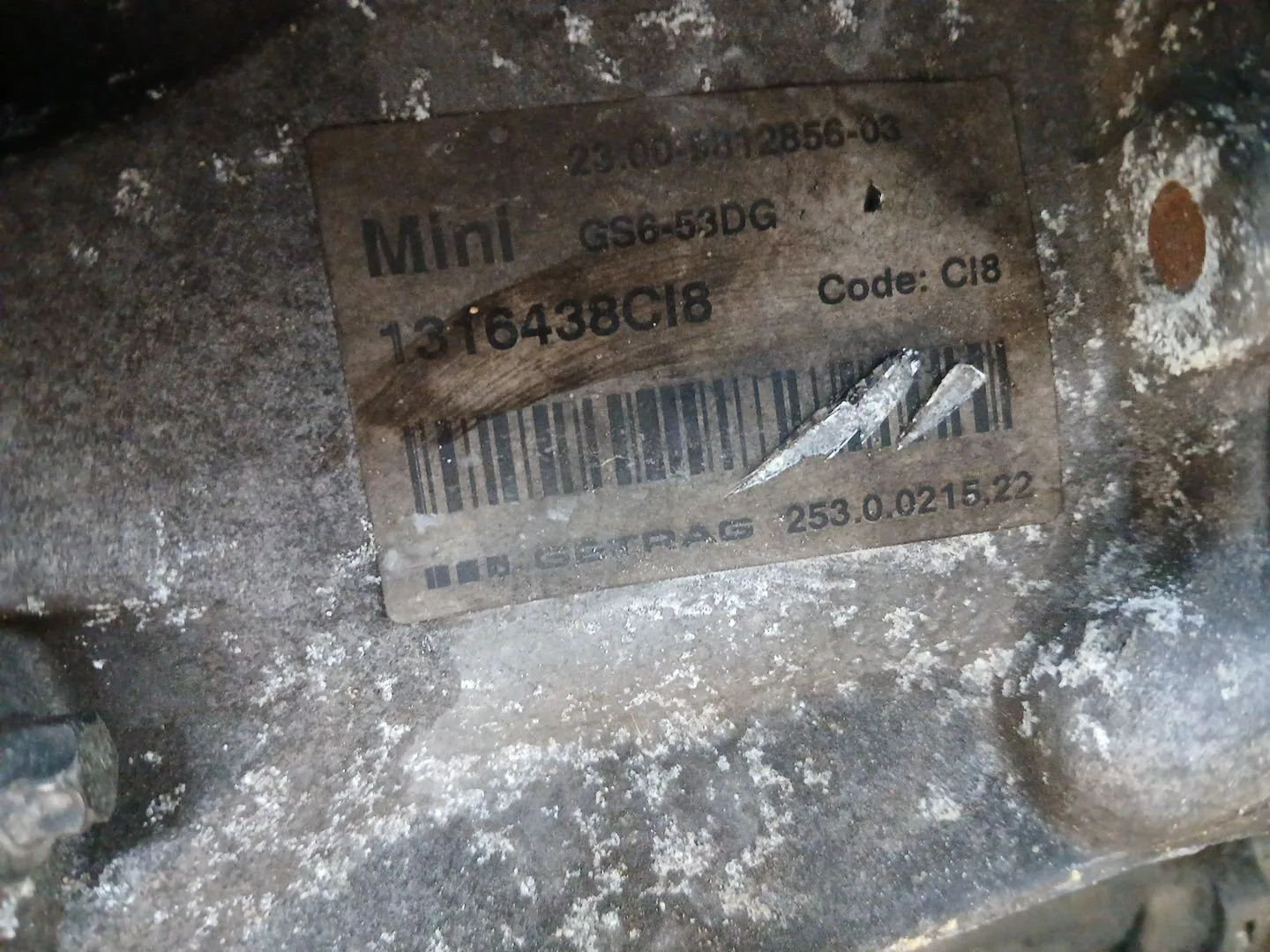 Despiece Caja Cambios para Mini Mini Countryman (R60)