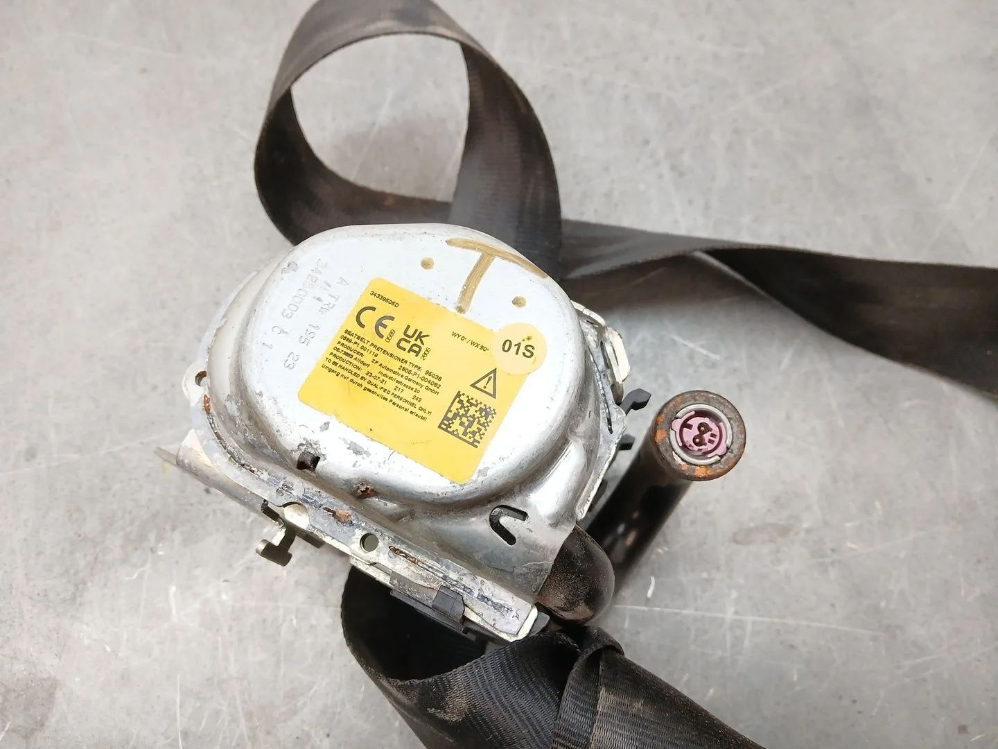 Cinturon Seguridad Trasero Izquierdo para Cupra Formentor (Km7)