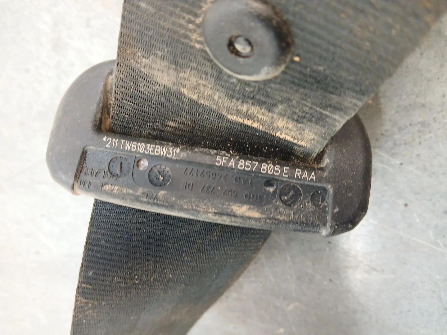 Cinturon Seguridad Trasero Izquierdo para Cupra Formentor (Km7)