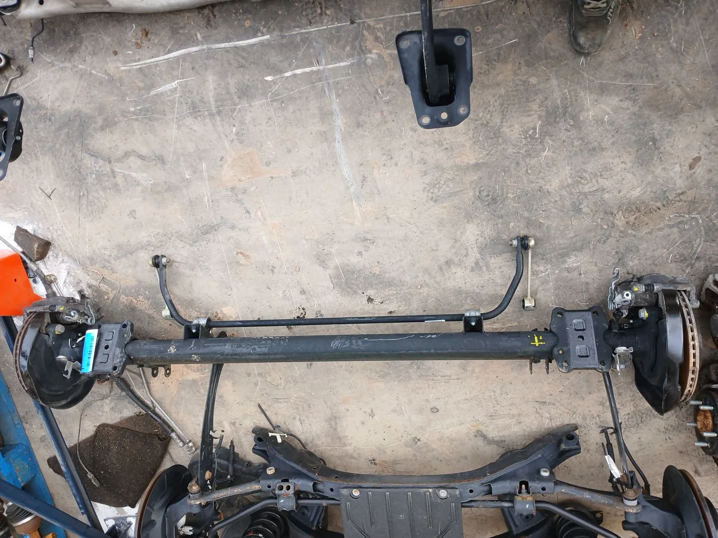 Puente Trasero para Volkswagen Crafter Caja/Chasis (Sz_)