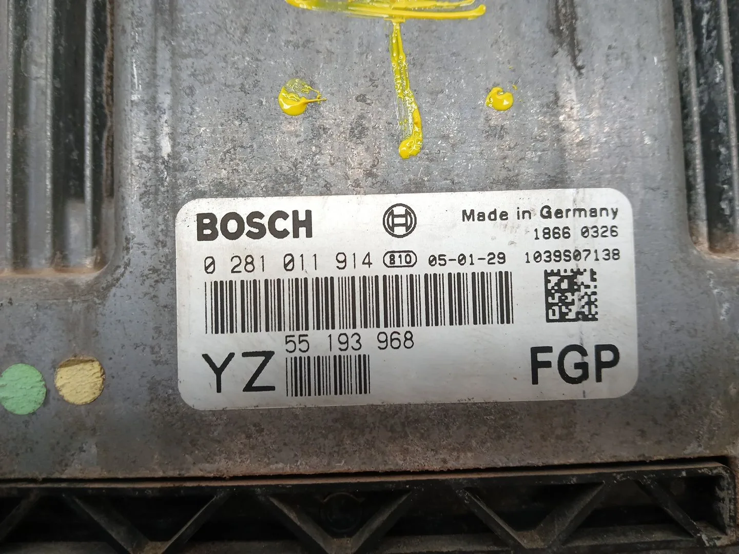 Centralita Motor Uce para Opel Vectra C Gts (Z02)