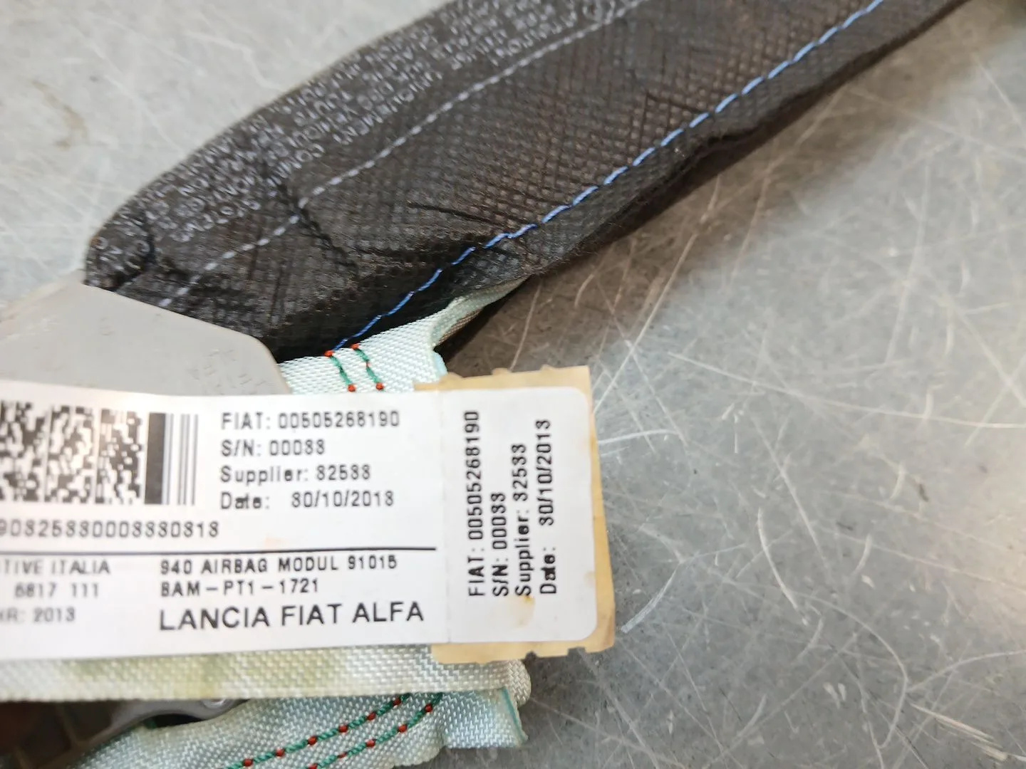Airbag Cortina Delantero Derecho para Alfa Romeo Giulietta (940_)
