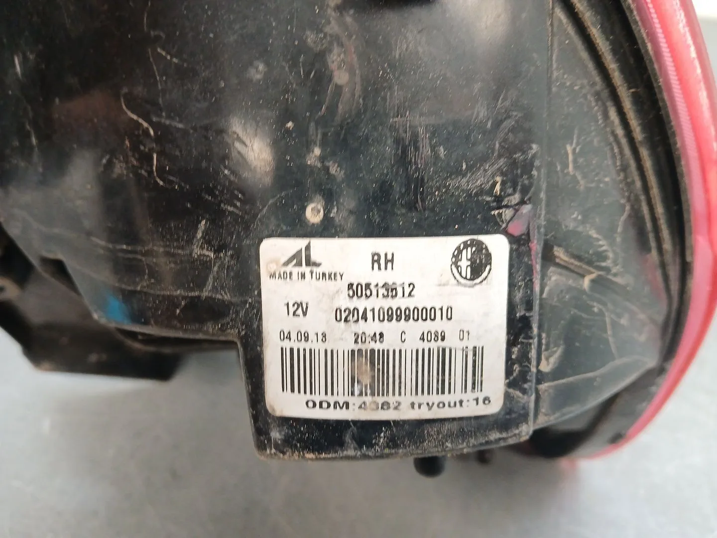 Piloto Trasero Derecho para Alfa Romeo Giulietta (940_)