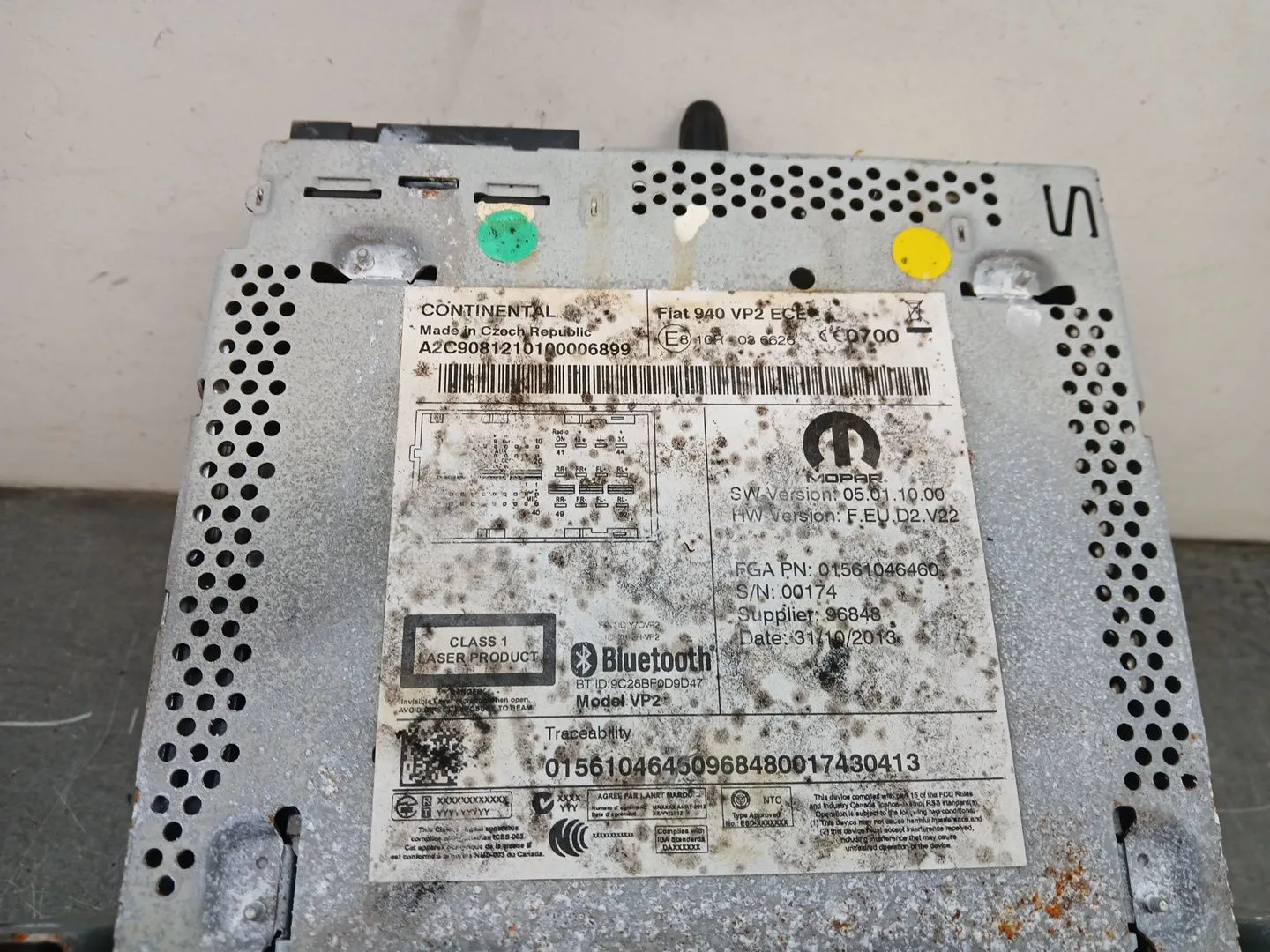 Sistema Audio / Radio Cd para Alfa Romeo Giulietta (940_)