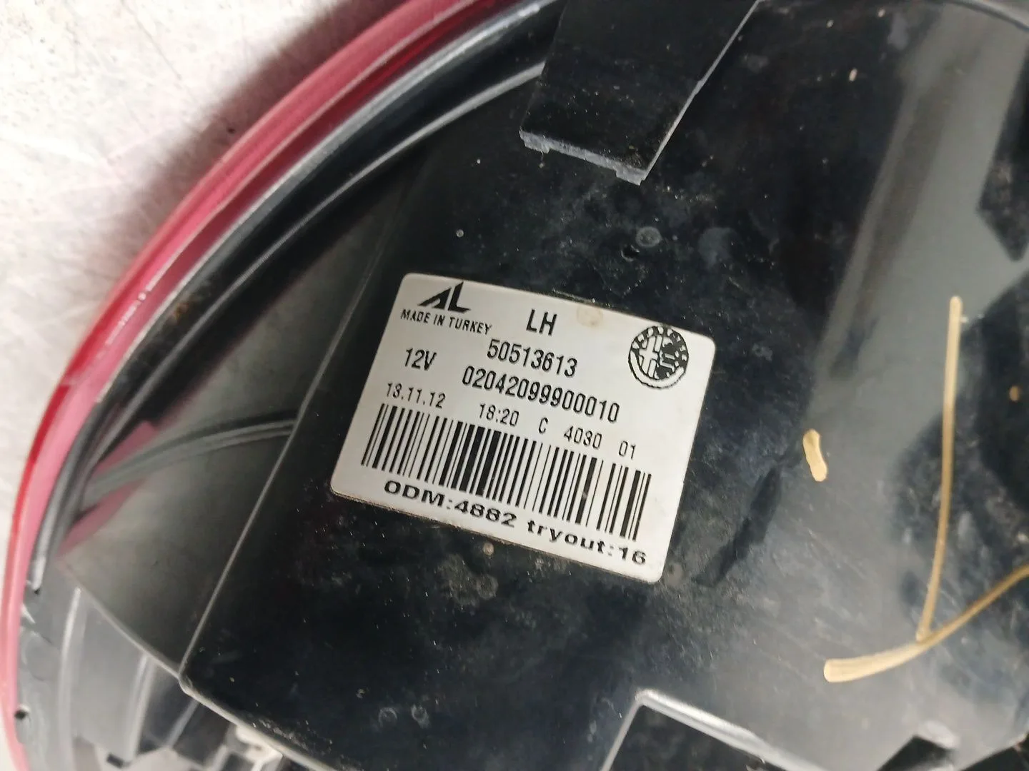 Piloto Trasero Izquierdo para Alfa Romeo Giulietta (940_)