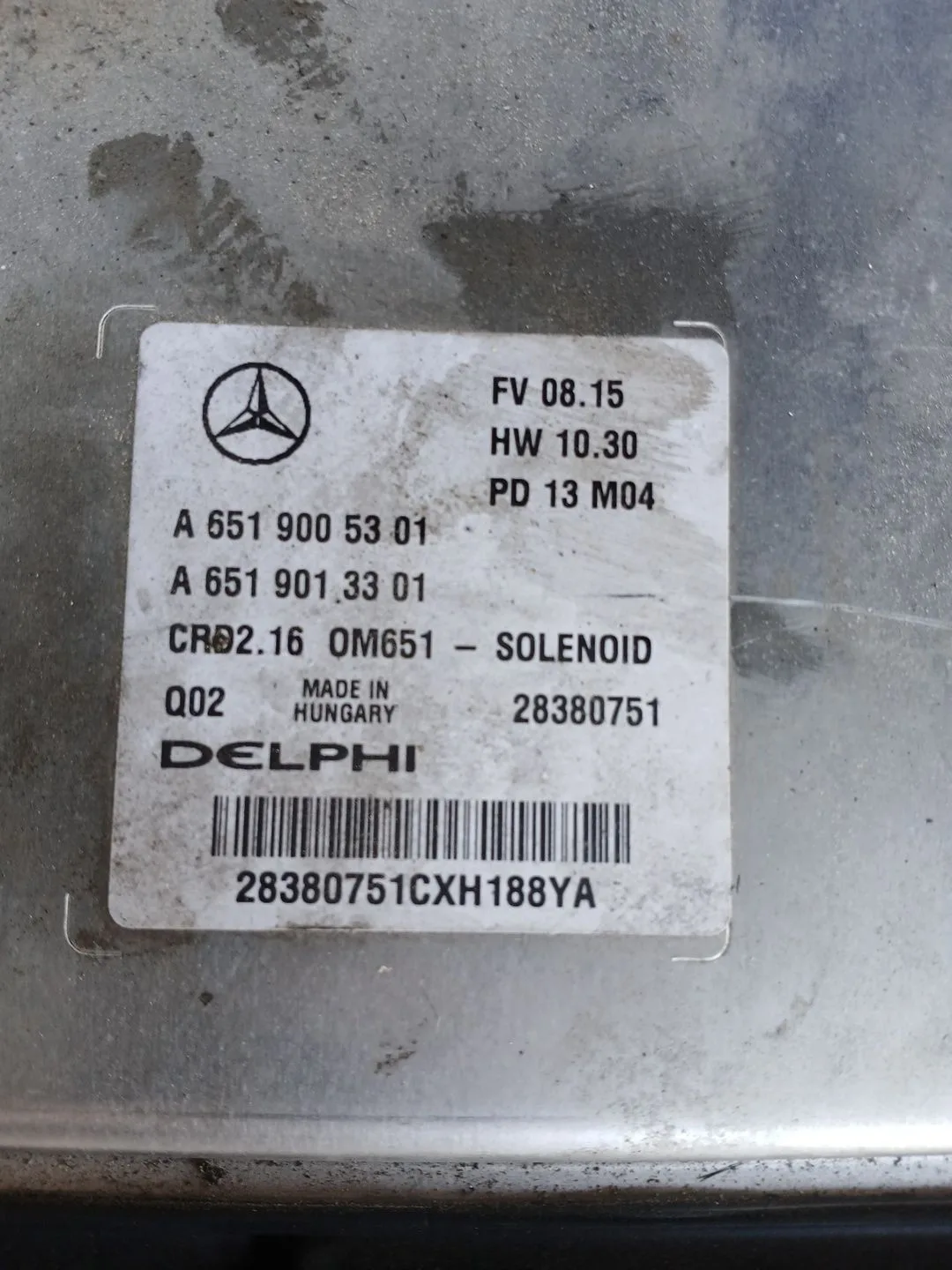 Centralita Motor Uce para Mercedes-Benz Clase E Descapotable (A207)