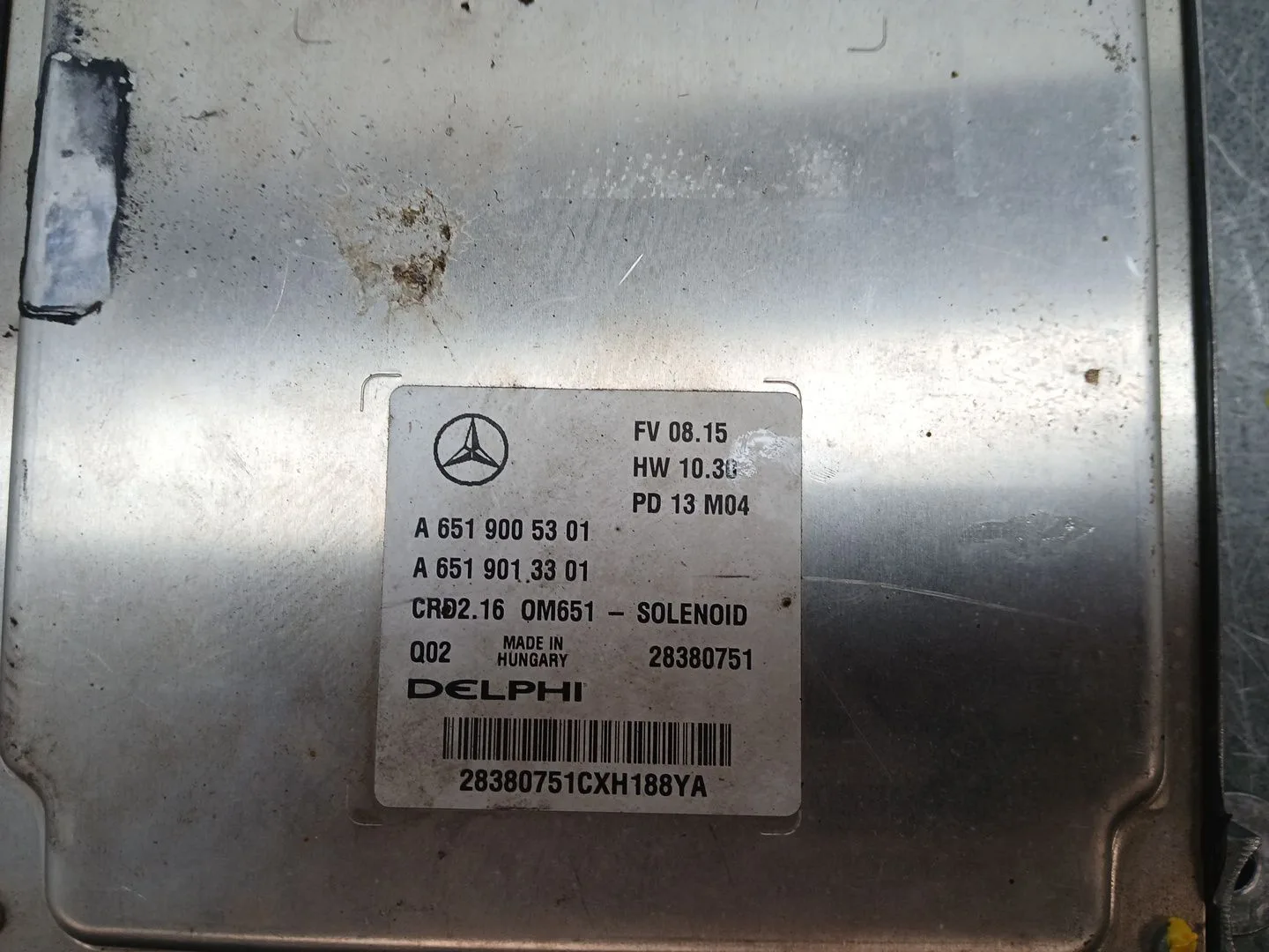 Centralita Motor Uce para Mercedes-Benz Clase E Descapotable (A207)