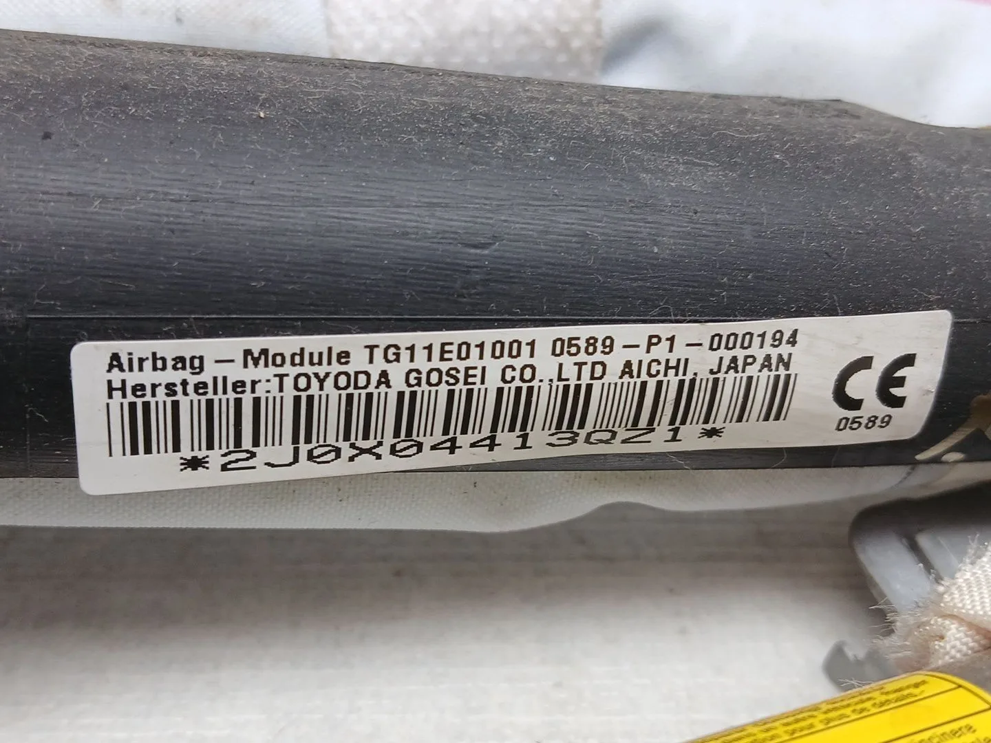 Airbag Cortina Delantero Derecho para Toyota Auris Touring Sports (E18)