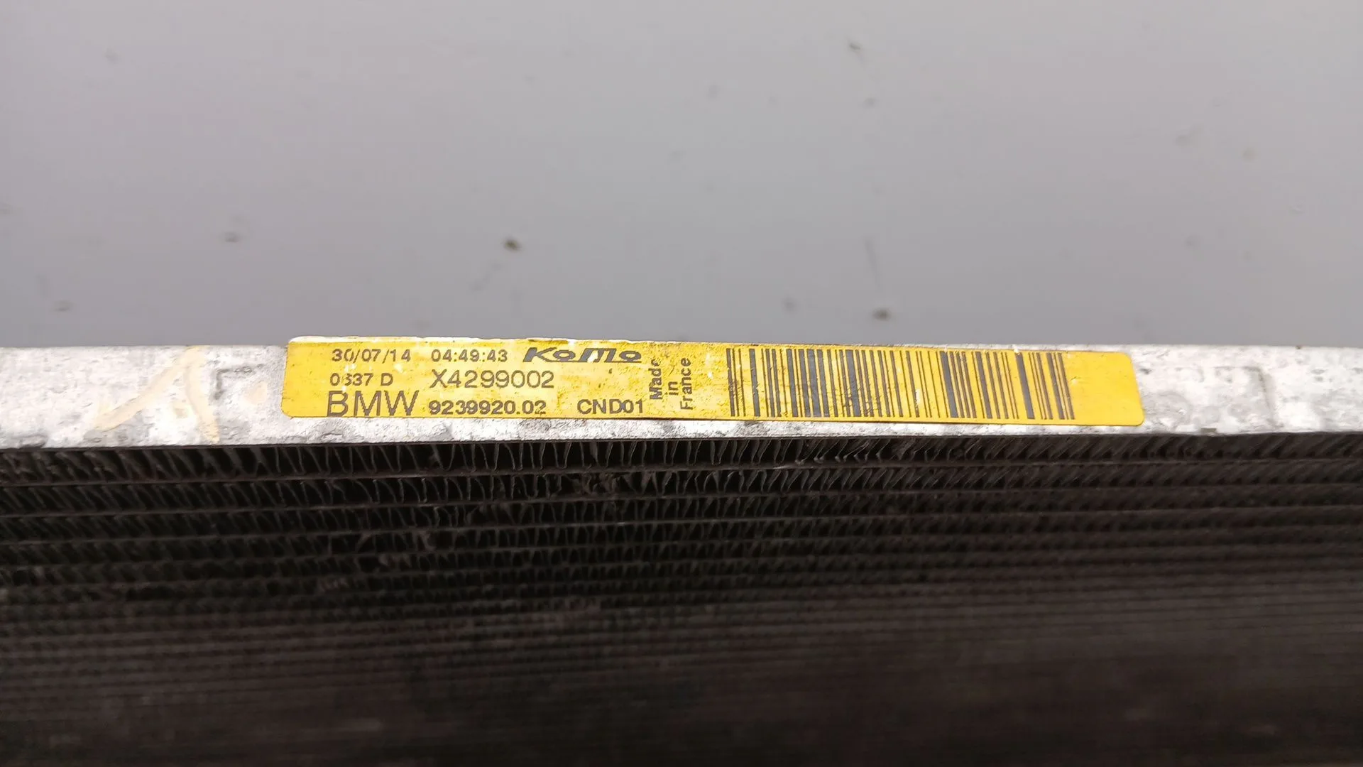 Condensador / Radiador Aire Acondicionado para Mini Mini Countryman (R60)