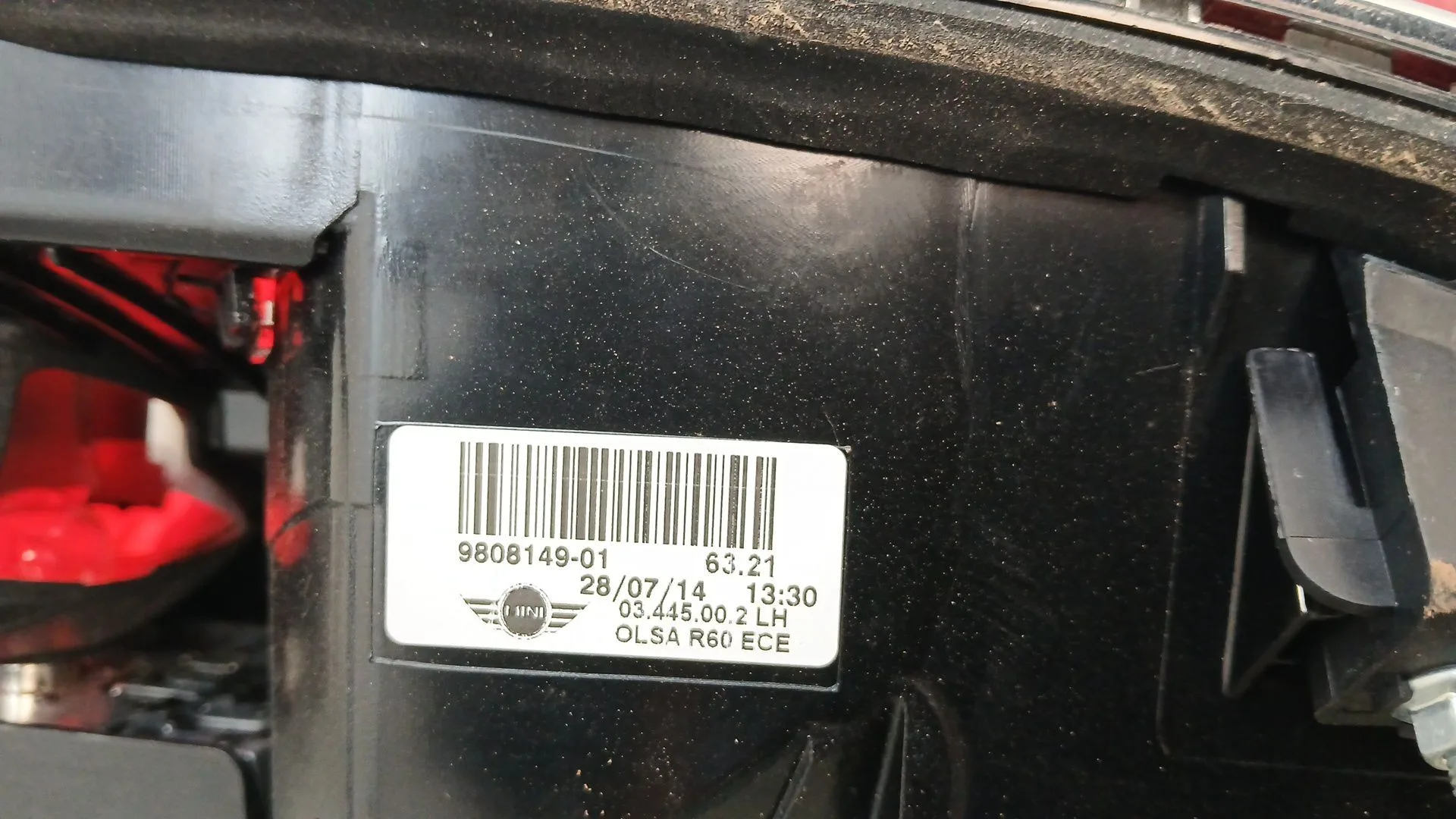 Piloto Trasero Izquierdo para Mini Mini Countryman (R60)