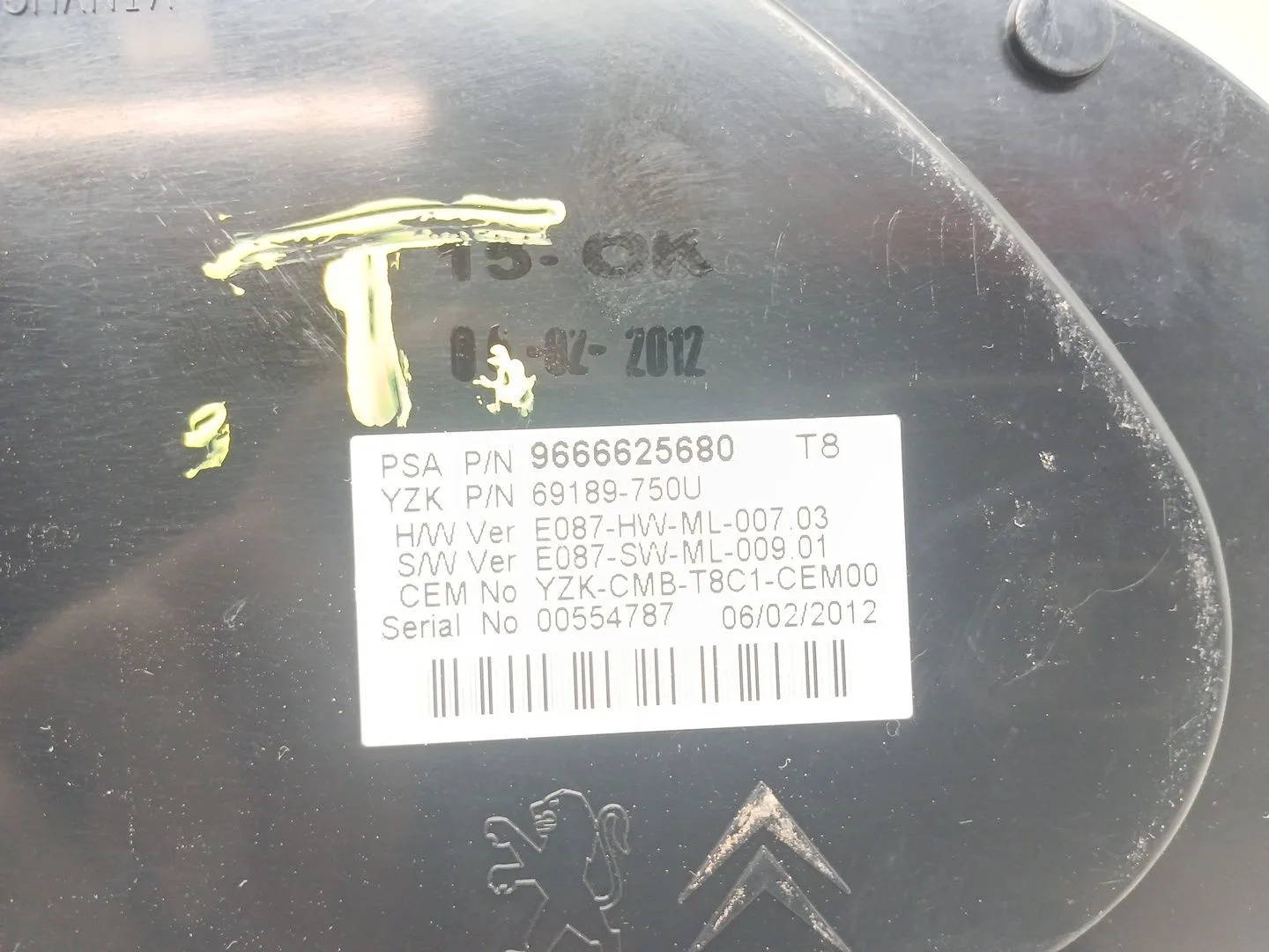 Cuadro Instrumentos para Peugeot 3008 I Monospace (0U_)