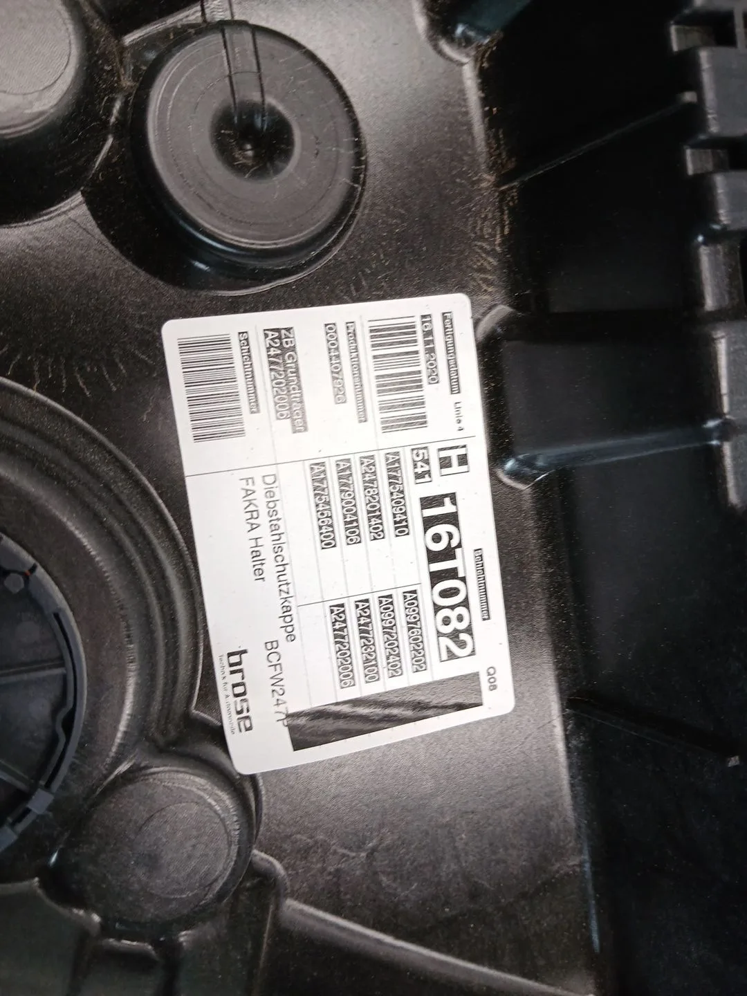 Elevalunas Delantero Derecho para Mercedes-Benz Gla (H247)