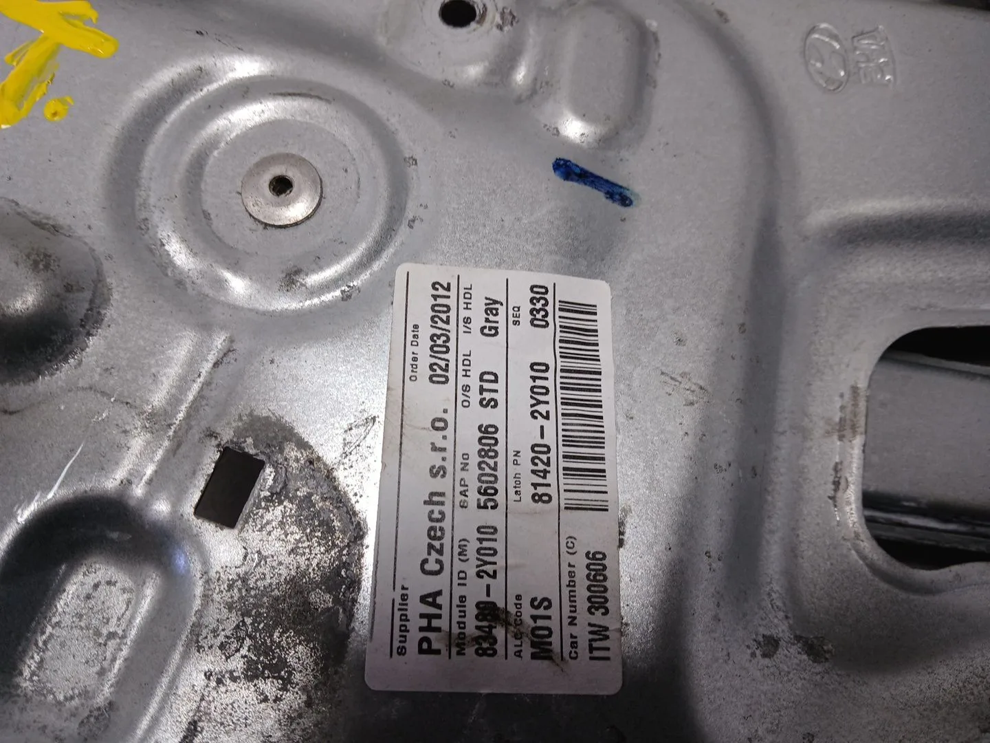 Elevalunas Trasero Derecho para Hyundai Ix35