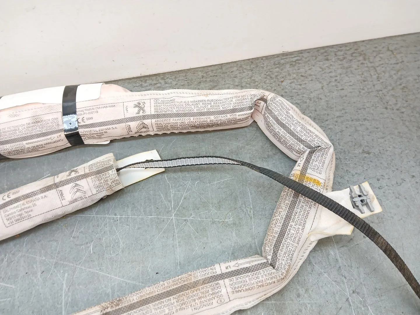 Airbag Cortina Delantero Izquierdo para Peugeot Rifter
