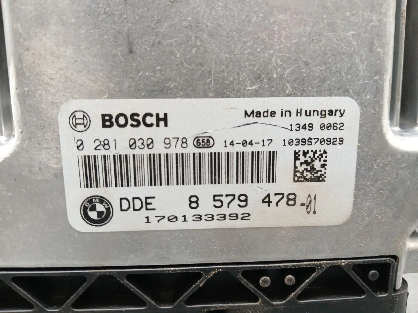 Centralita Motor Uce para Bmw 3 Touring (F31)