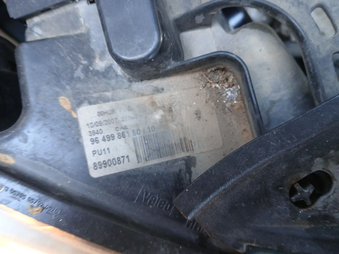 Faro Derecho para Peugeot 207/207+ (Wa_, Wc_)
