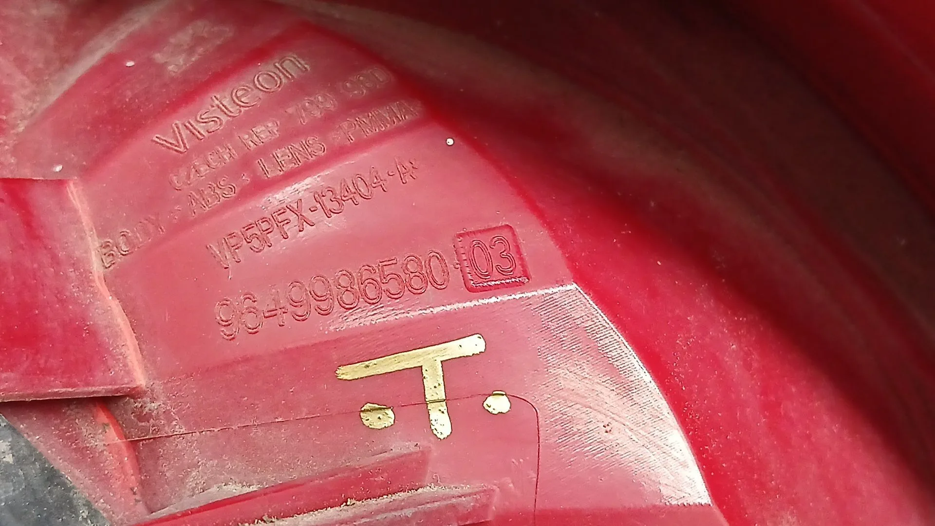 Piloto Trasero Derecho para Peugeot 207/207+ (Wa_, Wc_)