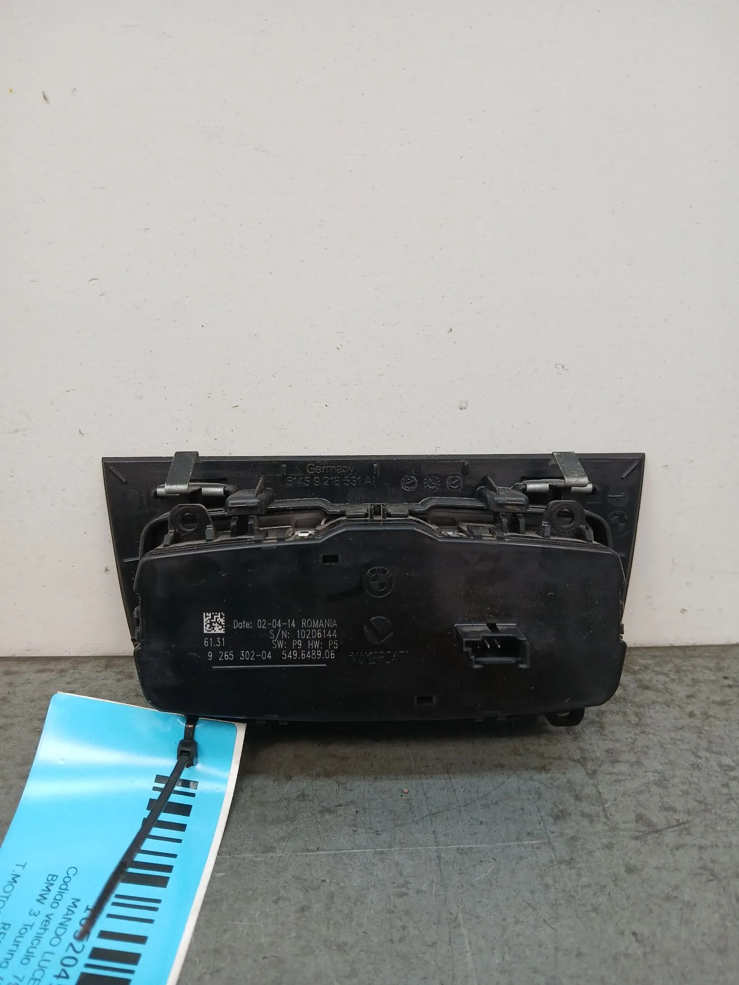 Mando Luces para Bmw 3 Touring (F31)