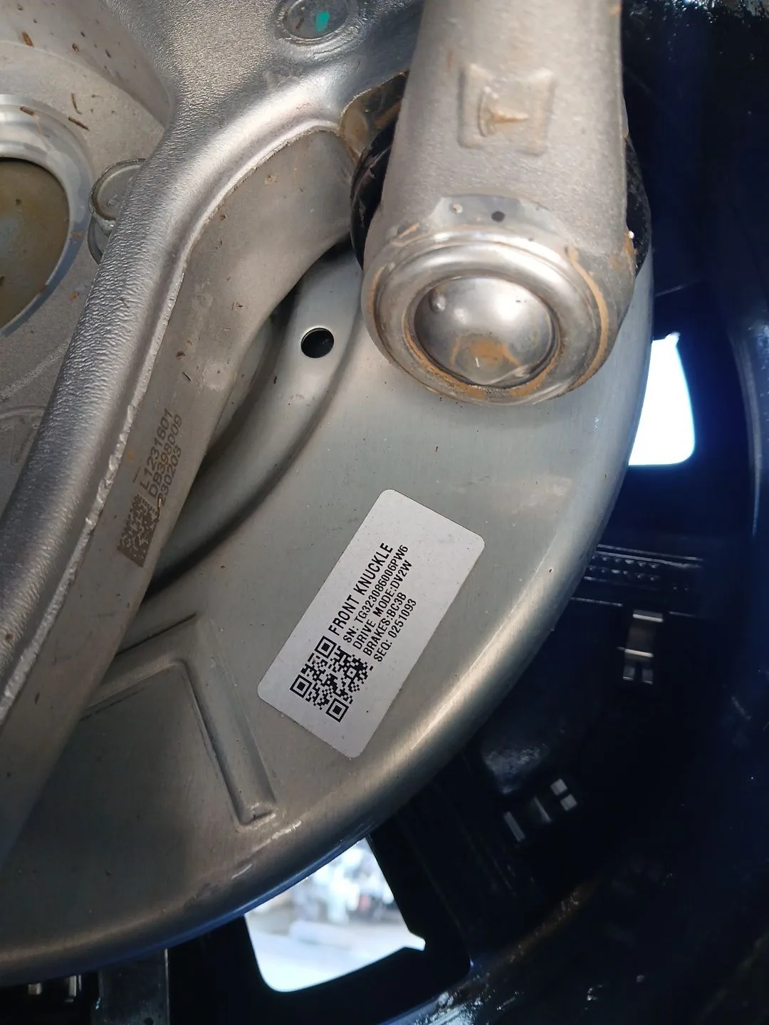 Mangueta Delantera Izquierda para Tesla Model 3