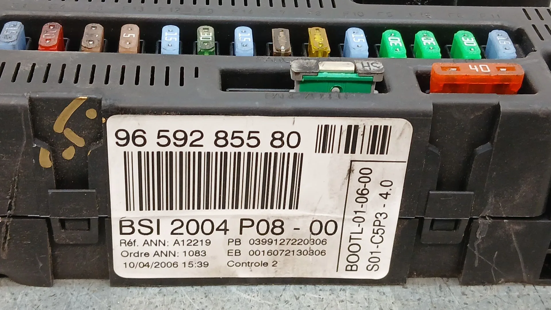 Centralita Bsi para Peugeot 207