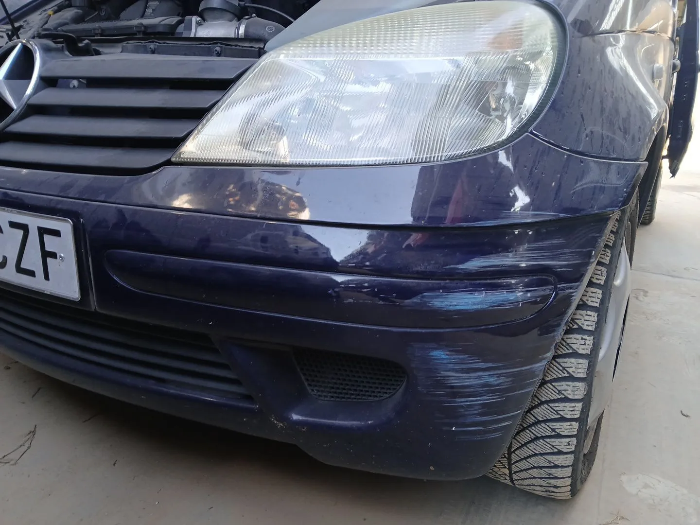 Paragolpes Delantero para Mercedes-Benz Vaneo (414)