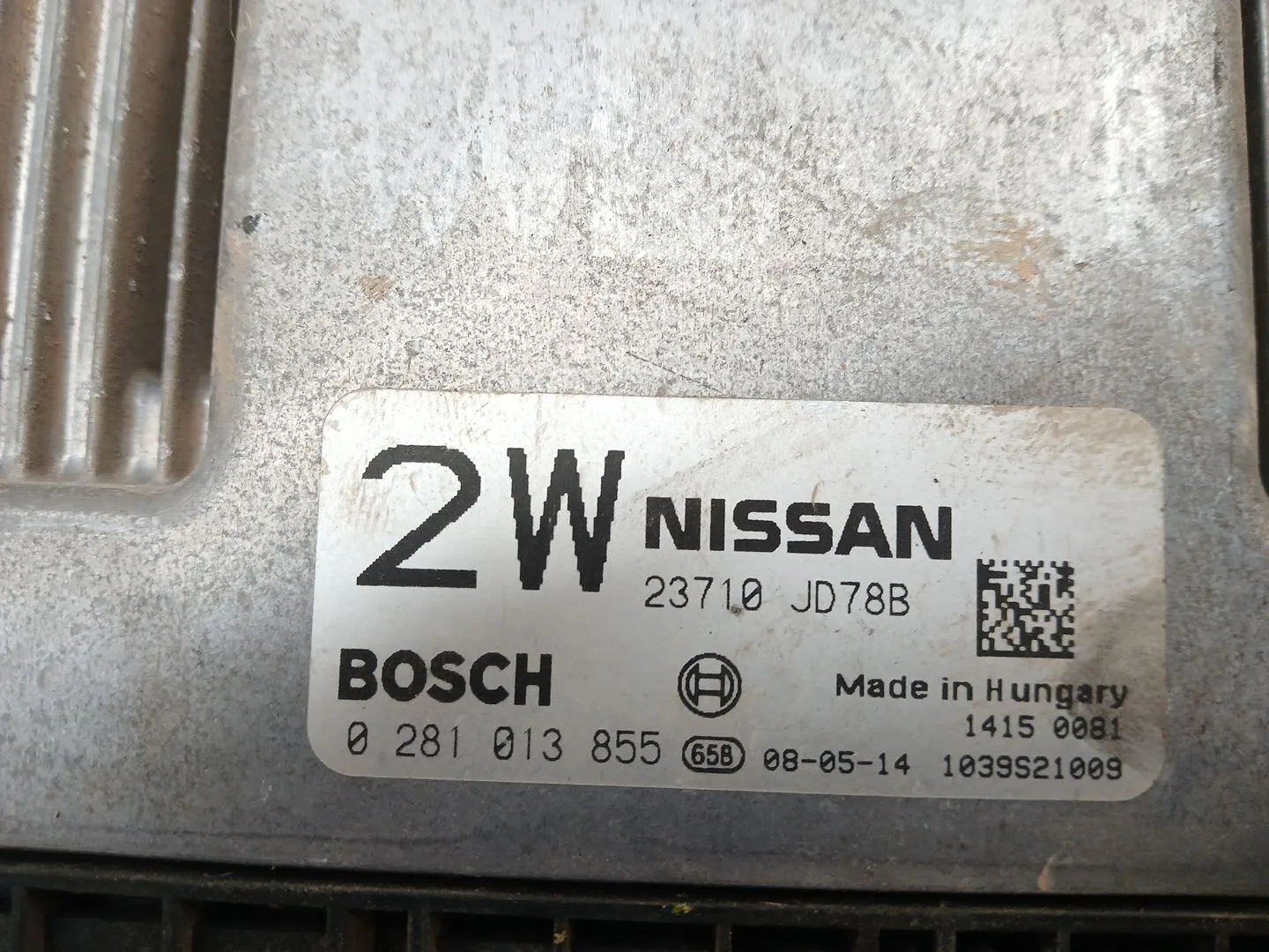 Centralita Motor Uce para Nissan Qashqai I (J10, Nj10)
