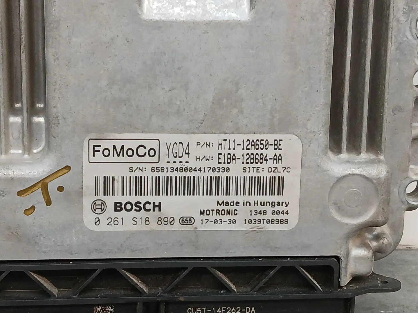 Centralita Motor Uce para Ford Tourneo Courier B460 Monospace