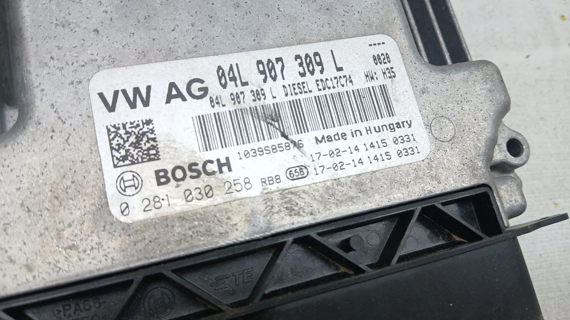 Centralita Motor Uce para Audi A4 B9 (8W2, 8Wc)